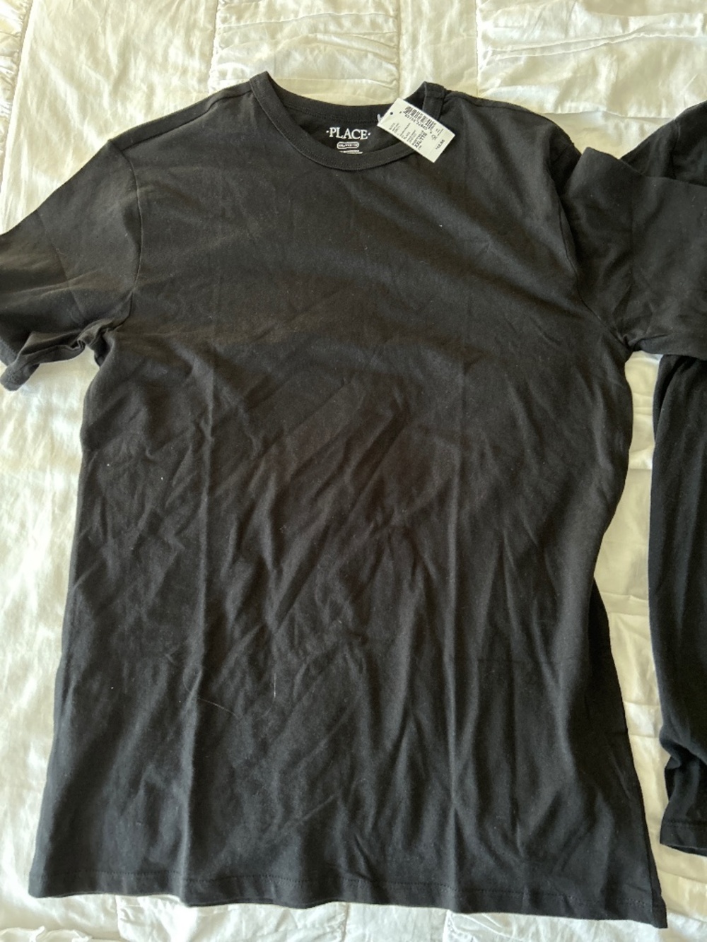 NWT Black Mid Weight Basic Tee